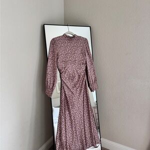 Zara Silk midi dress